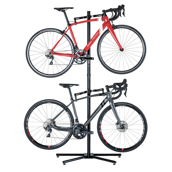 P-500AL-7S Free Standing Multi-Level Double Bike Stand