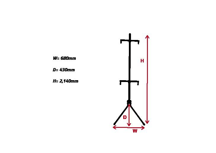 Gravity 2 Bicycle Storage Stand